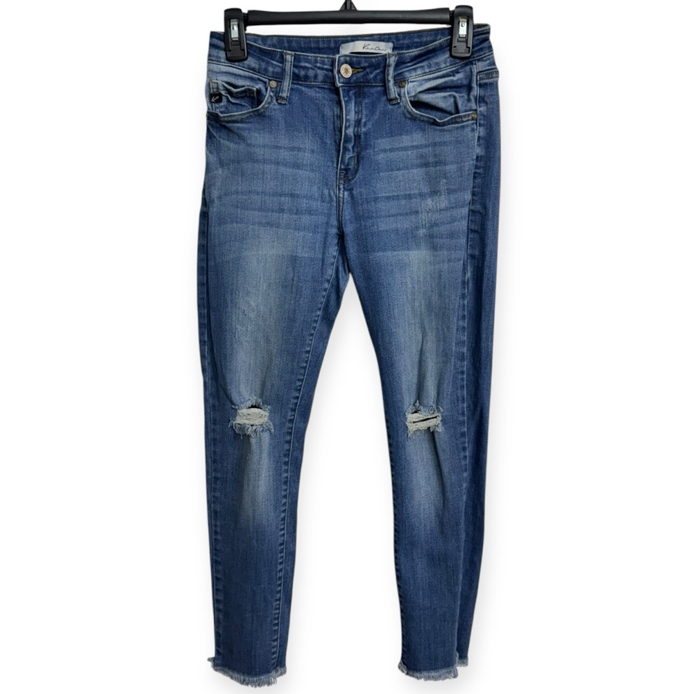 KanCan Blue Skinny Distressed Jeans 27 - 25”IS